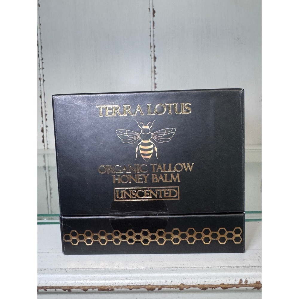 Terra Lotus Organic Tallow Honey Balm Unscented Skincare 4oz Handcrafted USA